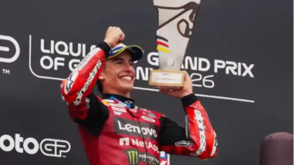 Marc Marquez Juarai MotoGP Jerman 2026, Klasemen MotoGP Makin Ketat Marc Marquez tampil dominan dan menjuarai MotoGP Jerman 2026 di Sirkuit Sachsenring, Minggu (12/7) malam WIB.