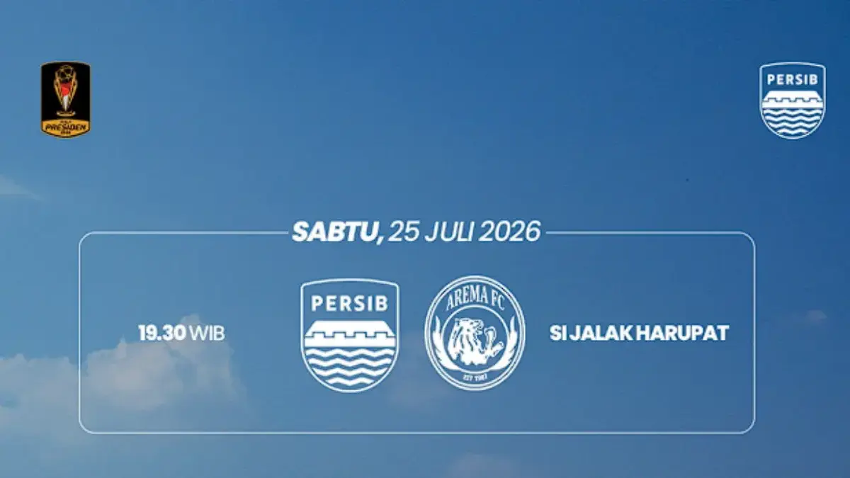 Prediksi Skor Persib vs Arema FC Piala Presiden 2026: Duel Klasik Pembuka yang Bakal Sengit Jadwal dan prediksi skor pertandingan Persib Bandung vs Arema FC di Piala Presiden 2026