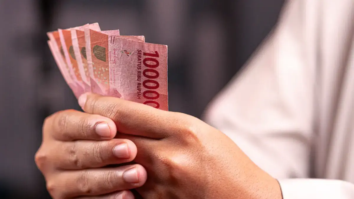 Nilai tukar rupiah terhadap dolar AS yang melemah