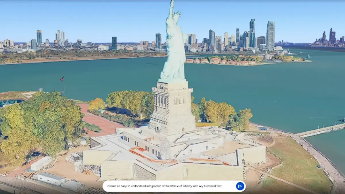 Google Earth Kini Bisa "Hidupkan" Kembali Pompeii dan Bangun Kota Futuristis! Nano Banana 2 Resmi Meluncur Tampilan Google Earth dengan fitur Nano Banana 2