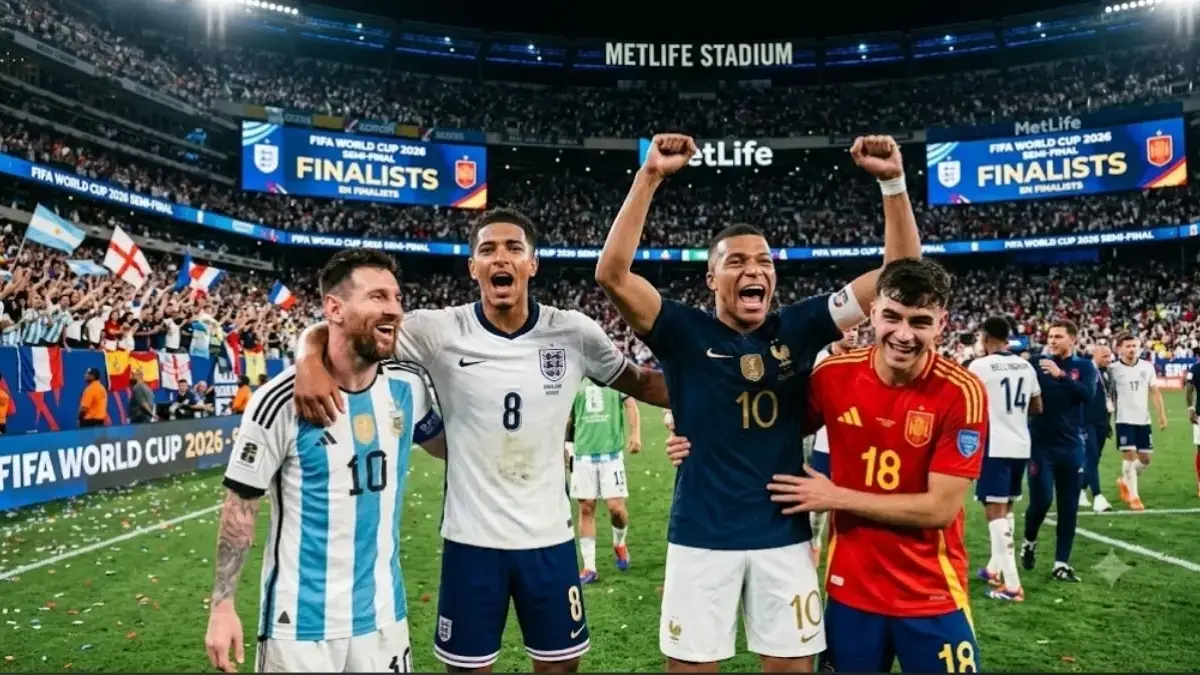Sejarah Tercipta di Piala Dunia 2026: Empat Tim Ranking FIFA Teratas Kompak Lolos ke Semifinal! 4 Bintang semi final Piala dunia 2026