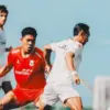 timnas indonesia menjalani latihan