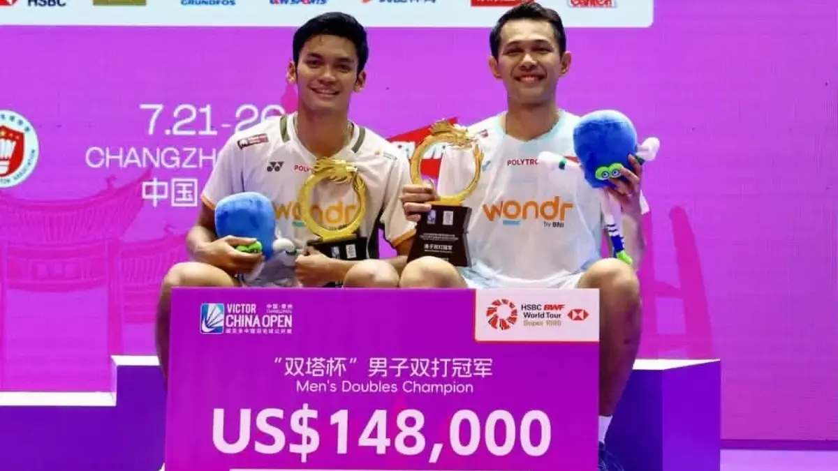 Rekor Back-to-Back! Fajar/Fikri Juara China Open 2026 Usai Kalahkan Ganda Nomor Satu Dunia dalam Duel 71 Menit back to back Champions