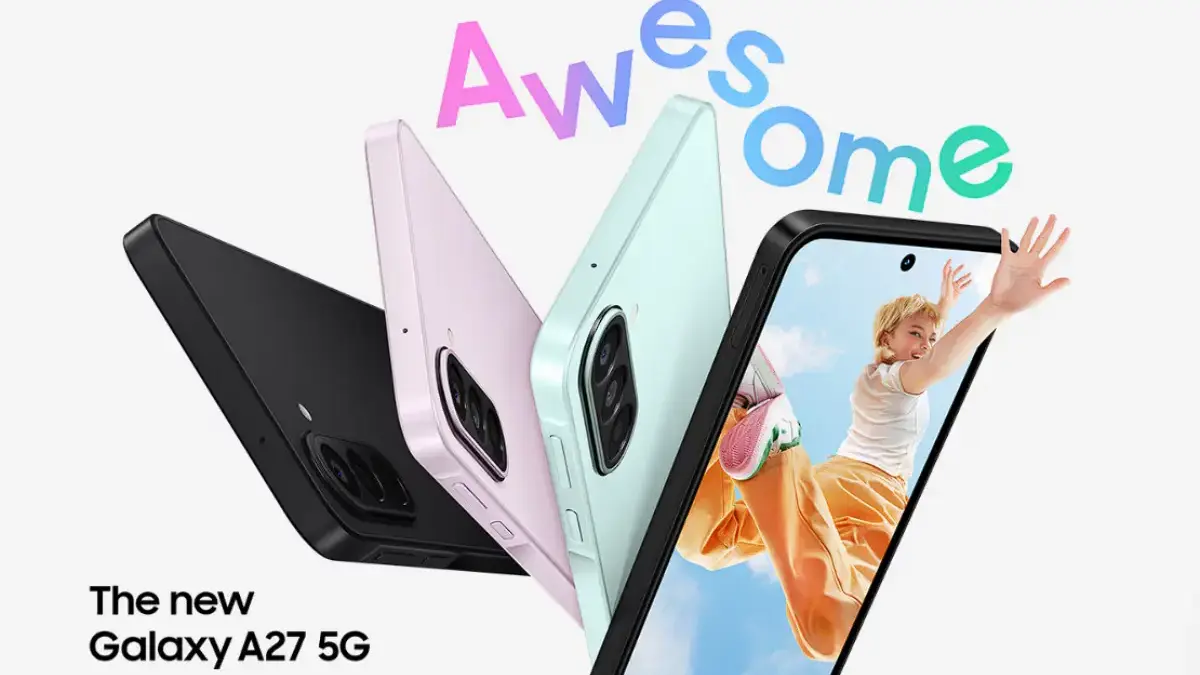 Tampilan depan dan belakang Samsung Galaxy A27 5G
