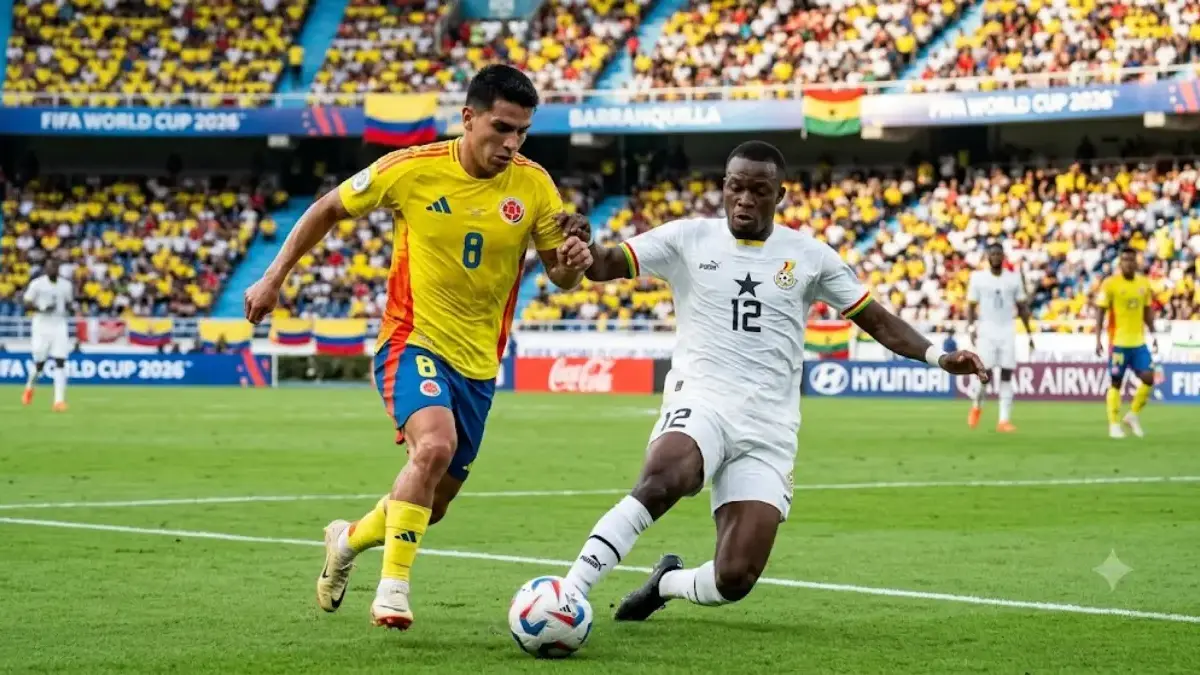 Prediksi Skor & Susunan Pemain Kolombia vs Ghana 4 Juli 2026: Ghana Terancam Tersingkir di Babak 32 Besar foto