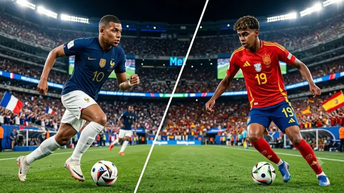Mbappe vs Yamal! Prediksi Prancis vs Spanyol 15 Juli 2026, Perebutkan Tiket Final Piala Dunia 2026 foto