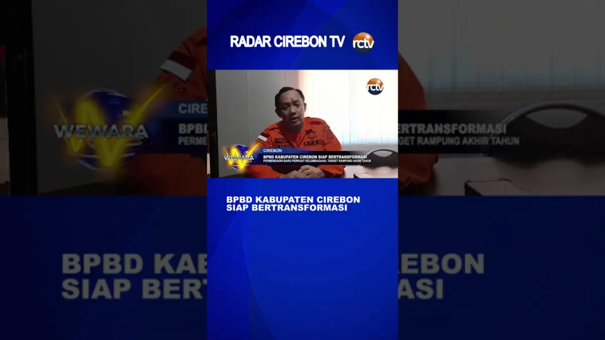 BPBD Kabupaten Cirebon Siap Bertransformasi