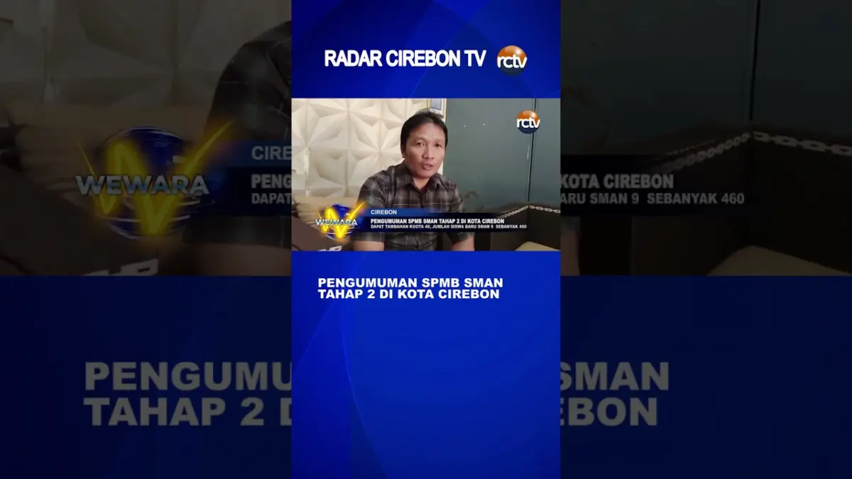 Pengumuman SPMB SMAN Tahap 2 Di Kota Cirebon
