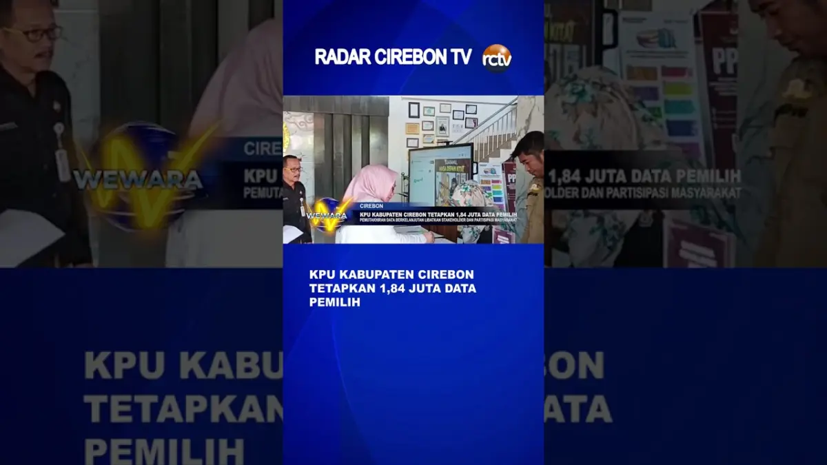 KPU Kabupaten Cirebon Tetapkan 1,84 Juta Data Pemilih