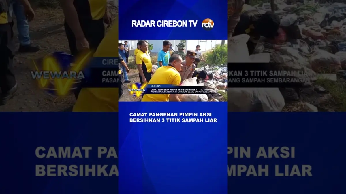 Camat Pangenan Pimpin Aksi Bersihkan 3 Titik Sampah Liar