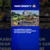 DLH Kabupaten Cirebon Lakukan Pengurasan Sampah TPS Pasar Batik Trusmi