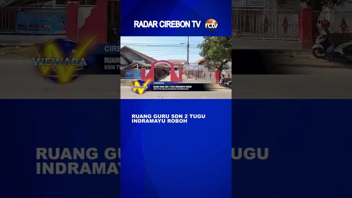 Ruang Guru SDN 2 Tugu Indramayu Roboh - Video Ruang Guru SDN 2 Tugu Indramayu Roboh