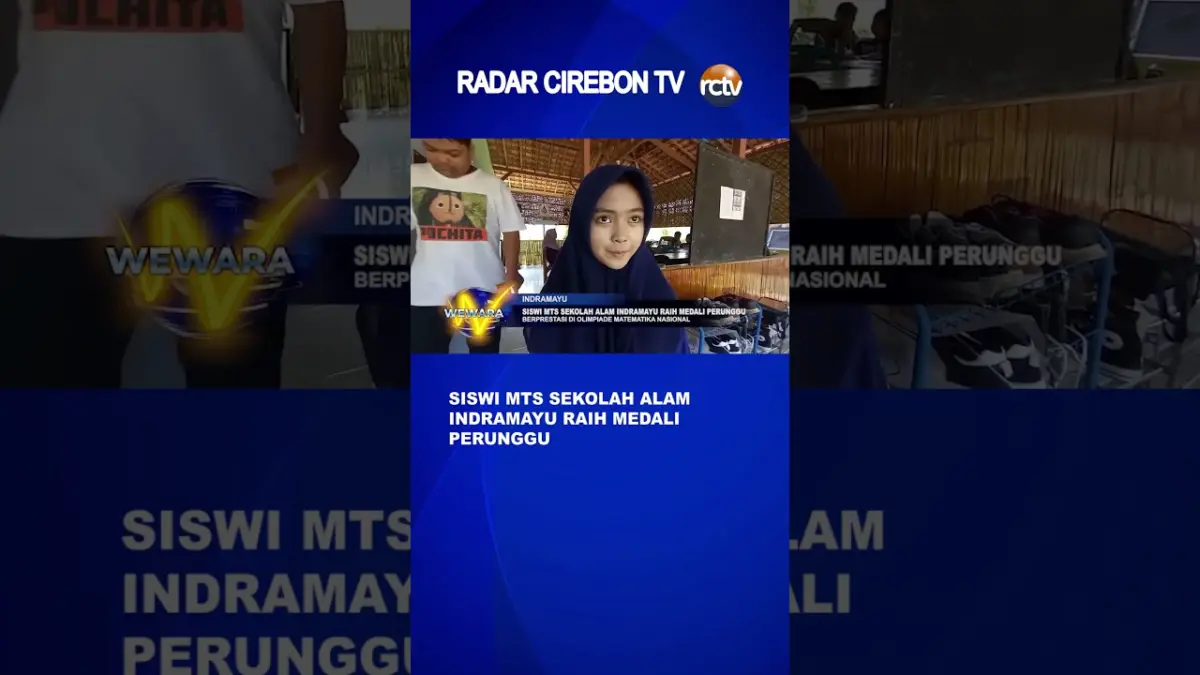 Siswi MTs Sekolah Alam Indramayu Raih Medali Perunggu
