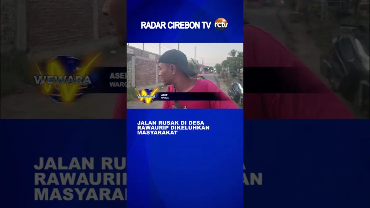 Jalan Rusak Di Desa Rawaurip Dikeluhkan Masyarakat