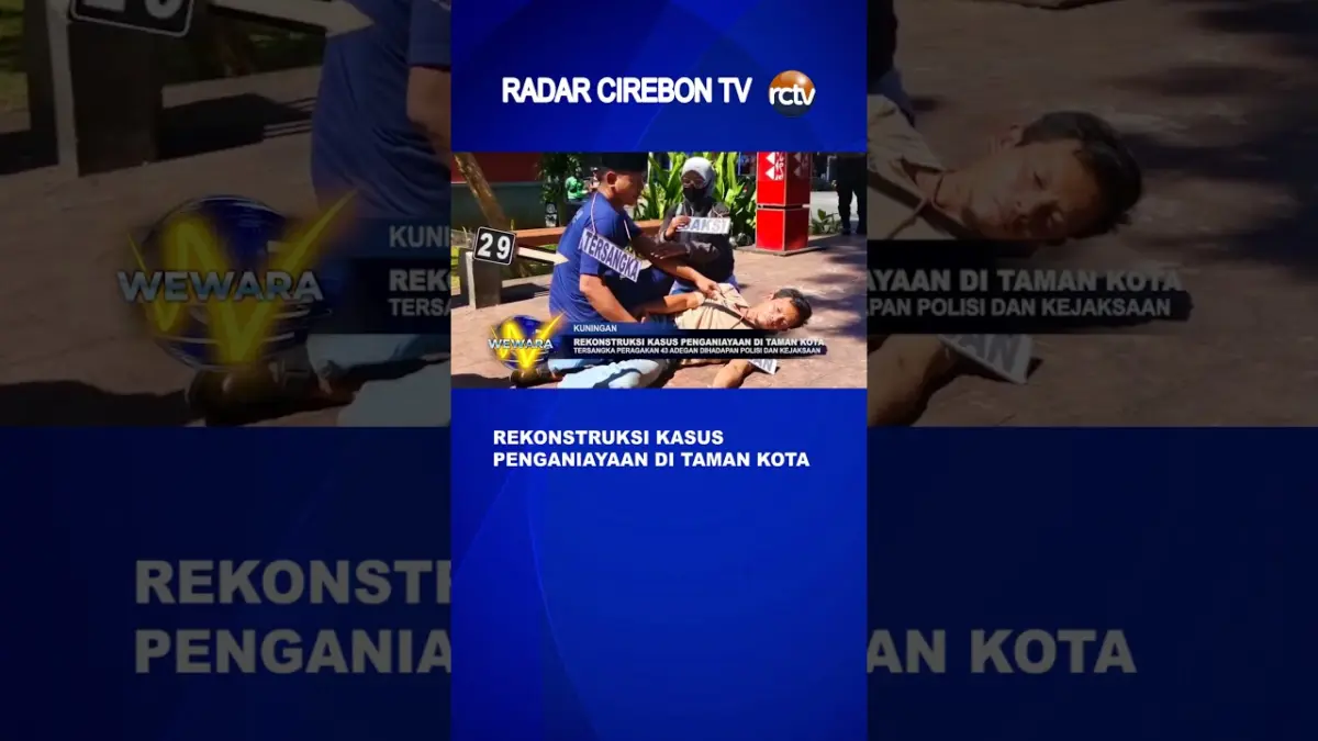 Rekonstruksi Kasus Penganiayaan Di Taman Kota
