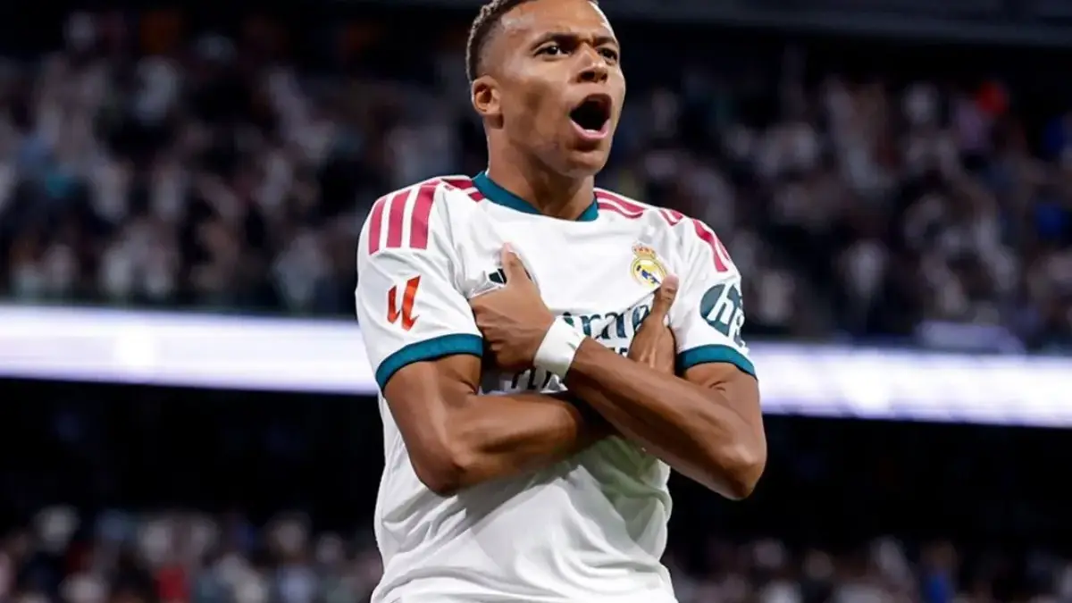 Gila! Mbappe Cetak Hat-trick, Tembus 100 Goal Contributions Bersama Real Madrid foto