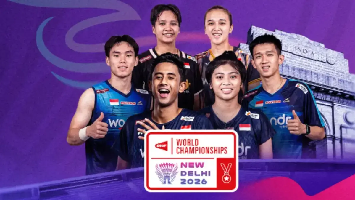 Jadwal Bamdinton World Championship 2026 Hari Ini 18 Agustus, Jam Berapa Wakil Indonesia Main? BWF