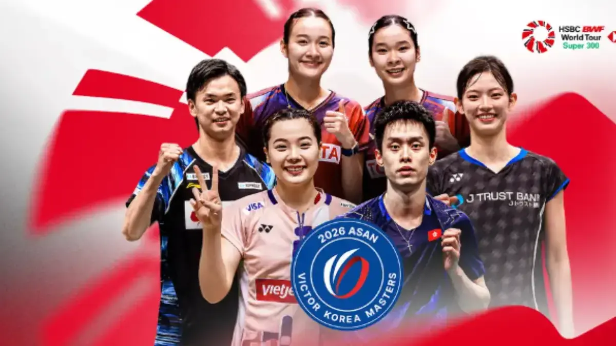 Jadwal Badminton Korea Masters 2026 Live 4-9 Agustus, Apakah Ada Wakil Indonesia dan Tayang di Mana? Korea Masters