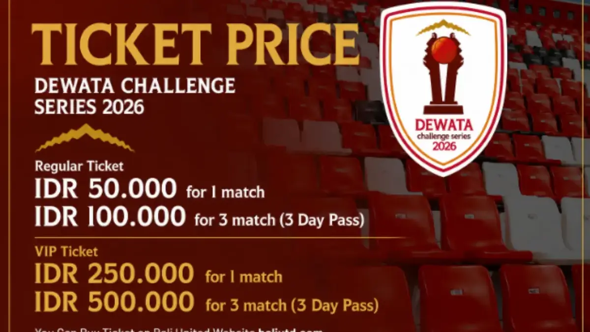 Mau Nonton Pertandingan Persib di Bali? Cek Harga Tiket Dewata Challenge Series 2026 dan Cara Belinya Dewata Challenge Series