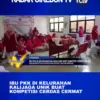 Ibu PKK Di Kelurahan Kalijaga Unik Buat Kompetisi Cerdas Cermat