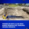 Pengrajin Batu Alam Desa Bobos Bangun IPAL Komunal Secara Swadaya
