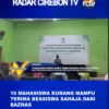 10 Mahasiswa Kurang Mampu Terima Beasiswa Sahaja dari Baznas