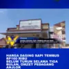 Harga Daging Sapi Tembus Rp160 Ribu