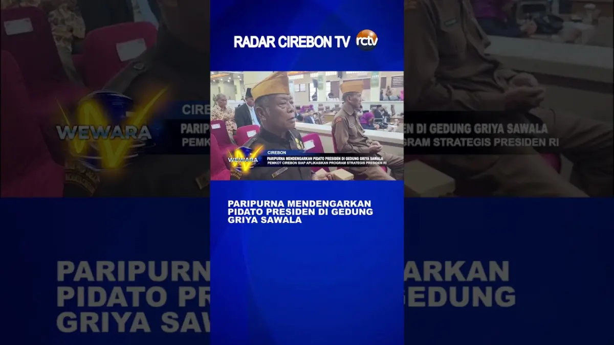 Paripurna Mendengarkan Pidato Presiden Di Gedung Griya Sawala