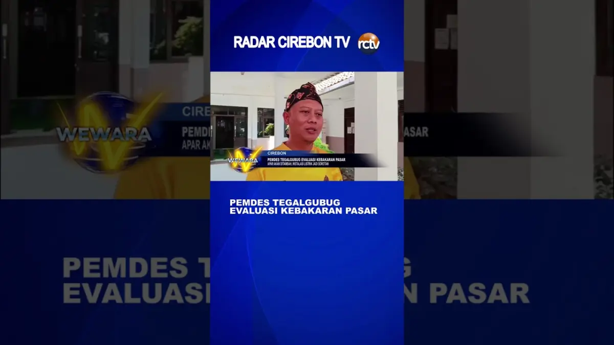 Pemdes Tegalgubug Evaluasi Kebakaran Pasar