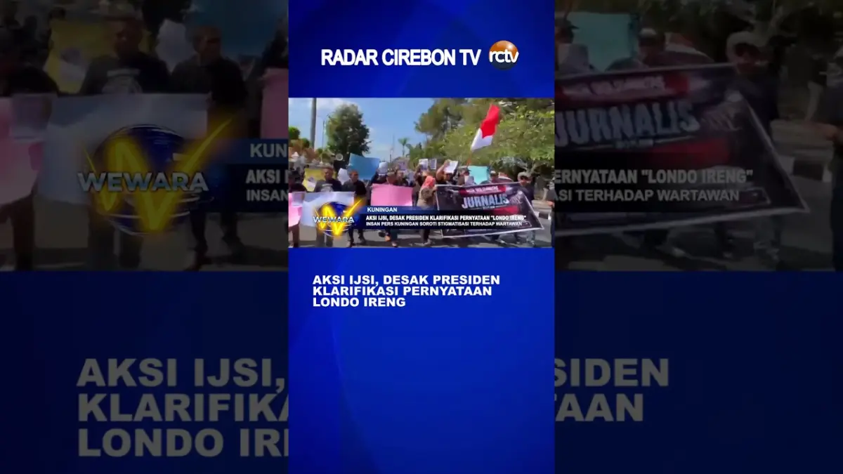 Aksi IJSI, Desak Presiden Klarifikasi Pernyataan - Video Aksi IJSI, Desak Presiden Klarifikasi Pernyataan