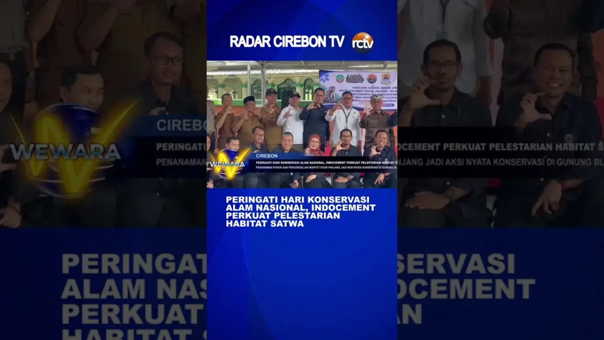 Peringati Hari Konservasi Alam Nasional, Indocement Perkuat Pelestarian Habitat Satwa - Video Peringati Hari Konservasi Alam Nasional, Indocement Perkuat Pelestarian Habitat Satwa