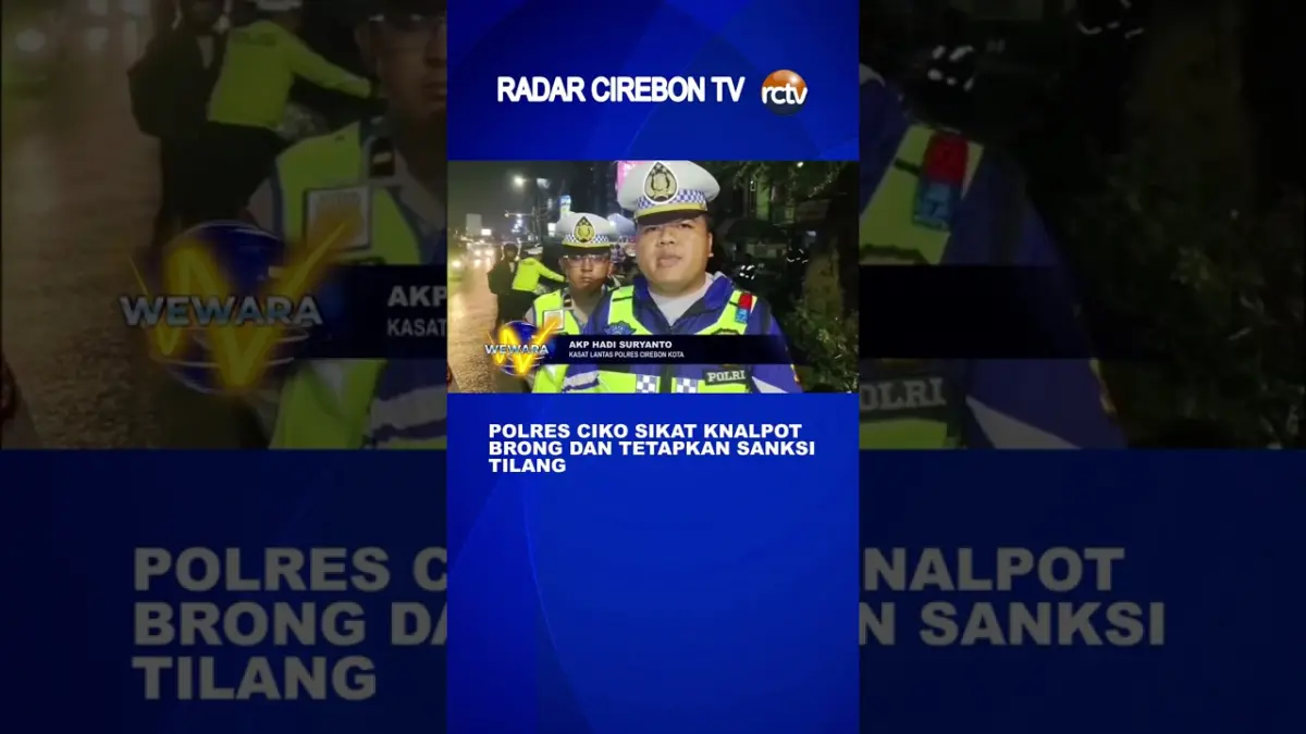 Polres Ciko Sikat Knalpot Brong Dan Tetapkan Sanksi Tilang