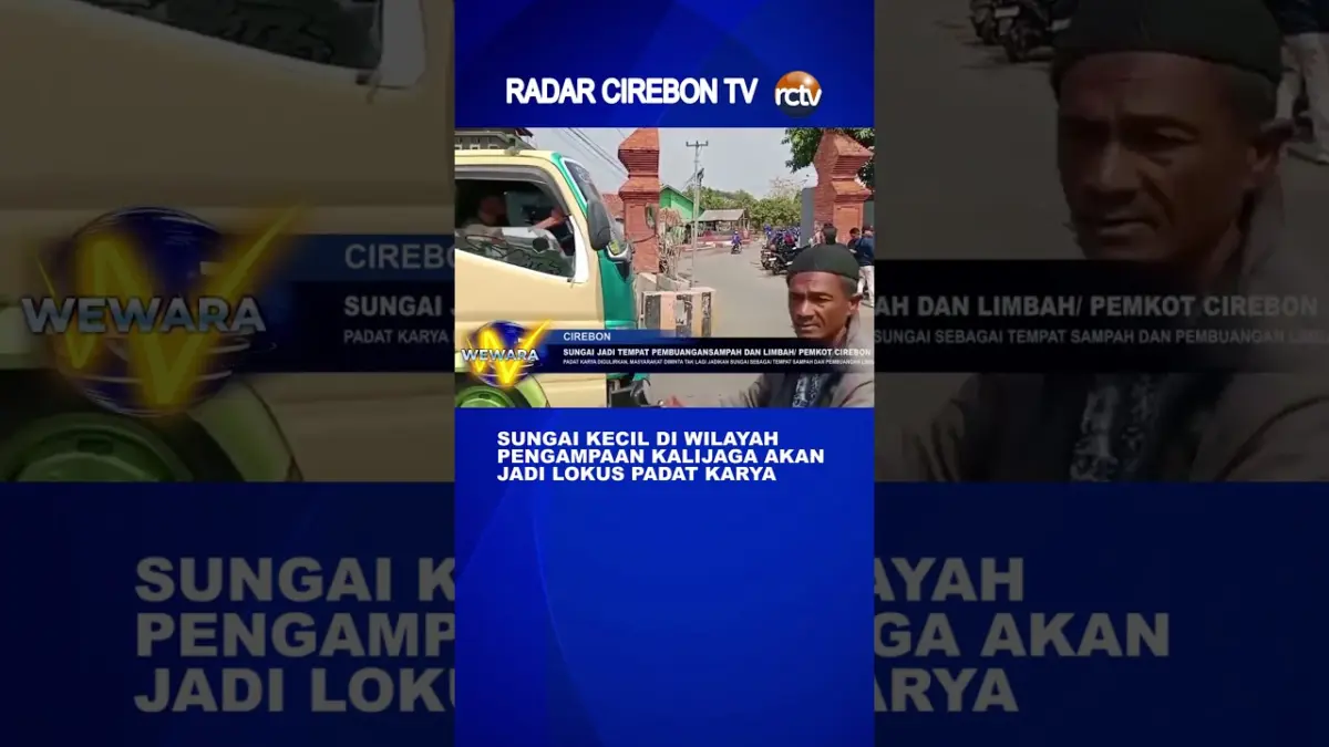 Sungai Jadi Tempat Pembuangan Sampah Dan Limbah, Pemkot Cirebon Bentuk Satgas Peduli - Video Sungai Jadi Tempat Pembuangan Sampah Dan Limbah, Pemkot Cirebon Bentuk Satgas Peduli