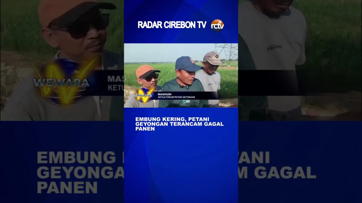 Embung Kering, Petani Geyongan Terancam Gagal Panen