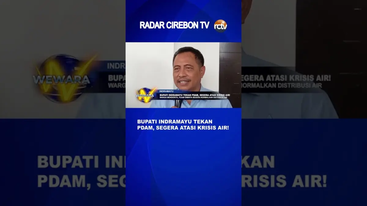 Bupati Indramayu Tekan PDAM, Segera Atasi Krisis Air! - Video Bupati Indramayu Tekan PDAM, Segera Atasi Krisis Air!