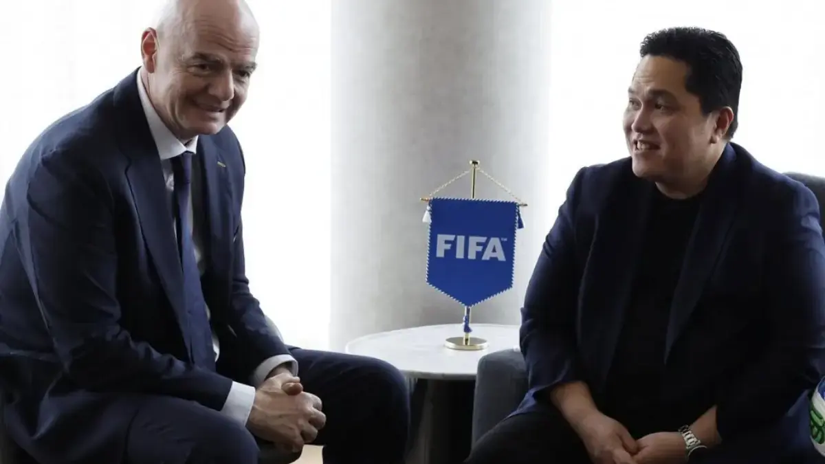 Infantino Digoyang Isu Lengser, Erick Thohir dan PSSI Justru Beri Dukungan Penuh untuk Pimpin FIFA Lagi foto