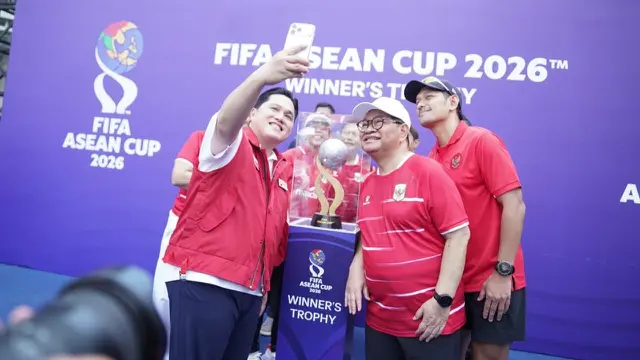 Erick Thohir Beri Pesan Tegas Jelang Indonesia vs Malaysia di FIFA ASEAN Cup 2026: Suporter Wajib Ramah! foto