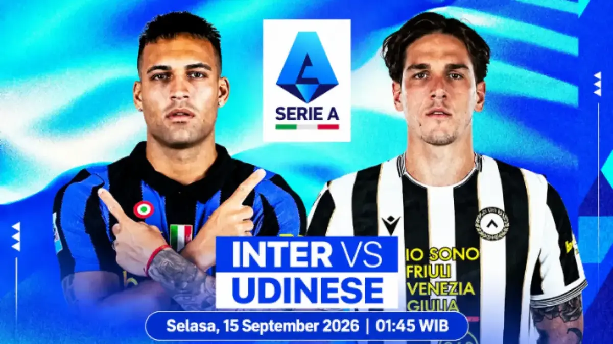 Siaran Langsung Pertandingan Inter Milan vs Udinese 2026/2027: Apakah Tayang di TV atau Live Streaming? Serie A
