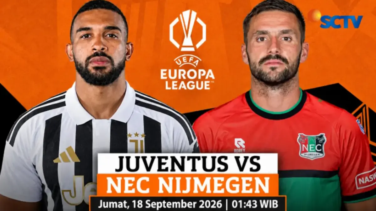 Kick-off Dini Hari! Jadwal Siaran Langsung Juventus vs NEC Nijmegen di UEL 2026/2027, Tayang di TV Mana? UEFA