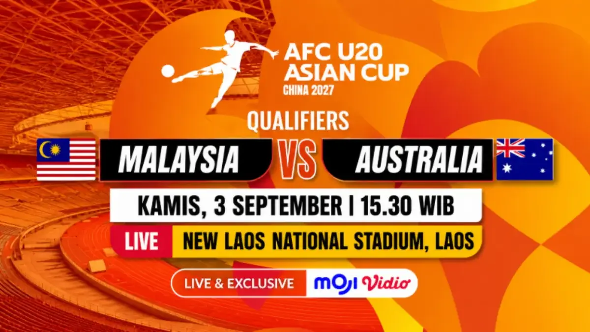 Siaran Langsung Pertandingan Malaysia vs Australia di Kualifikasi Piala Asia U20 2027 Piala Asia U20 2027