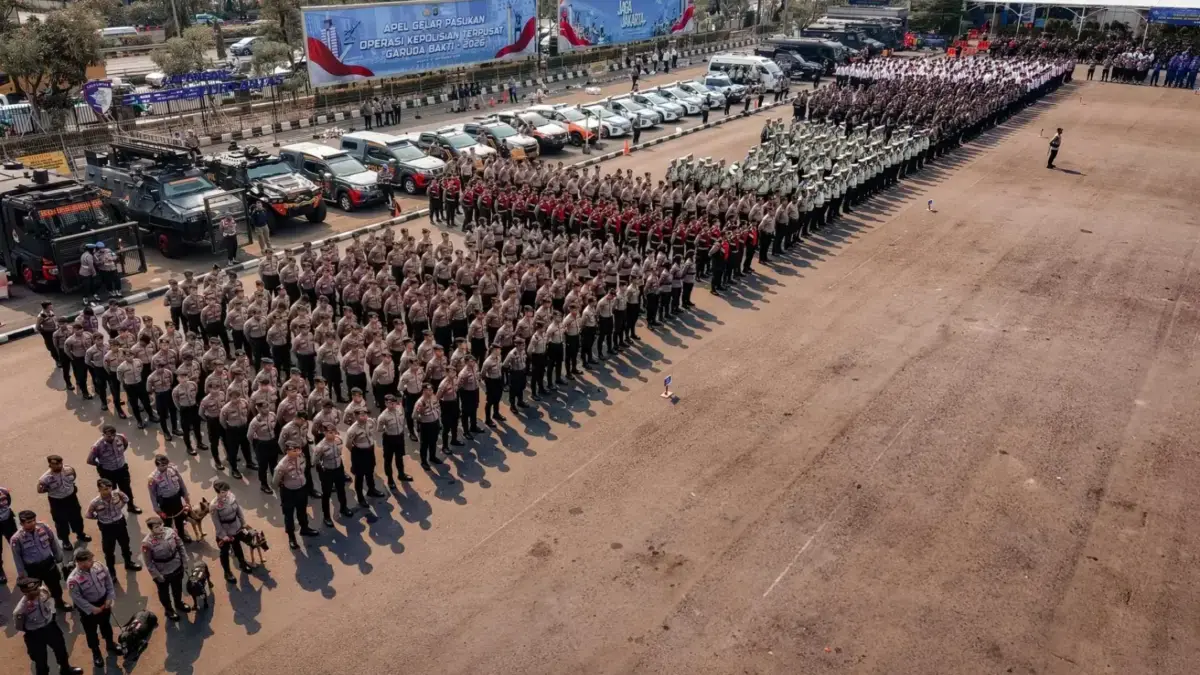 3.852 Personel Polisi Dikerahkan Amankan Laga Timnas Indonesia vs Singapura di SUGBK 3.852 personel kepolisian
