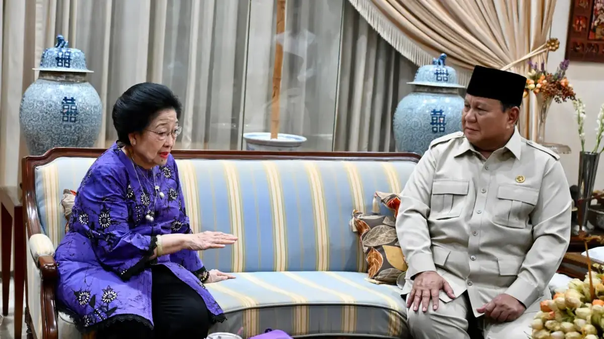Presiden Prabowo Subianto dan Megawati Soekarnoputri