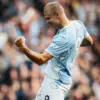 Erling Haaland dan pemain Manchester City lainnya saat bertanding di Premier League.