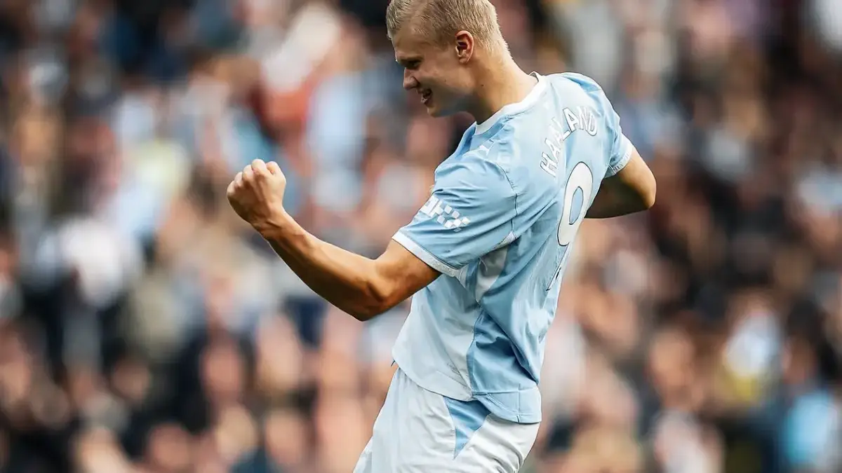 Man City Dihantam Putusan 114 Pelanggaran, 5 Bintang Jadi Rebutan: Haaland ke Barcelona hingga Doku ke Arsenal Erling Haaland dan pemain Manchester City lainnya saat bertanding di Premier League.