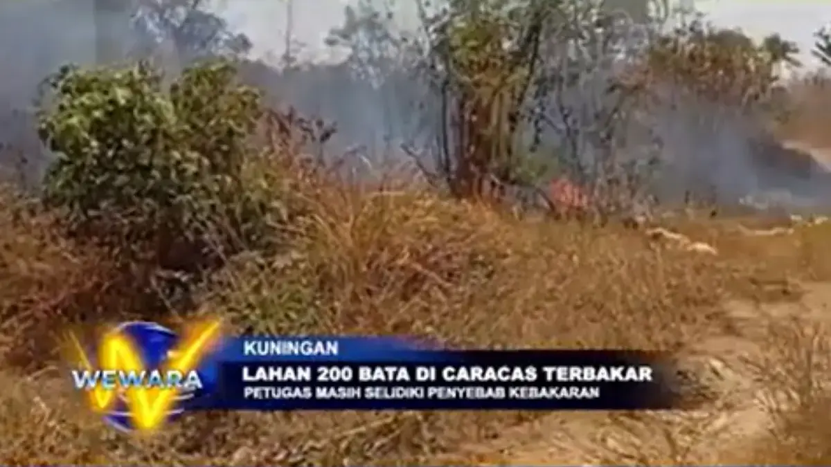 Lahan 200 Bata di Caracas Kuningan Terbakar - Video Lahan 200 Bata di Caracas Kuningan Terbakar