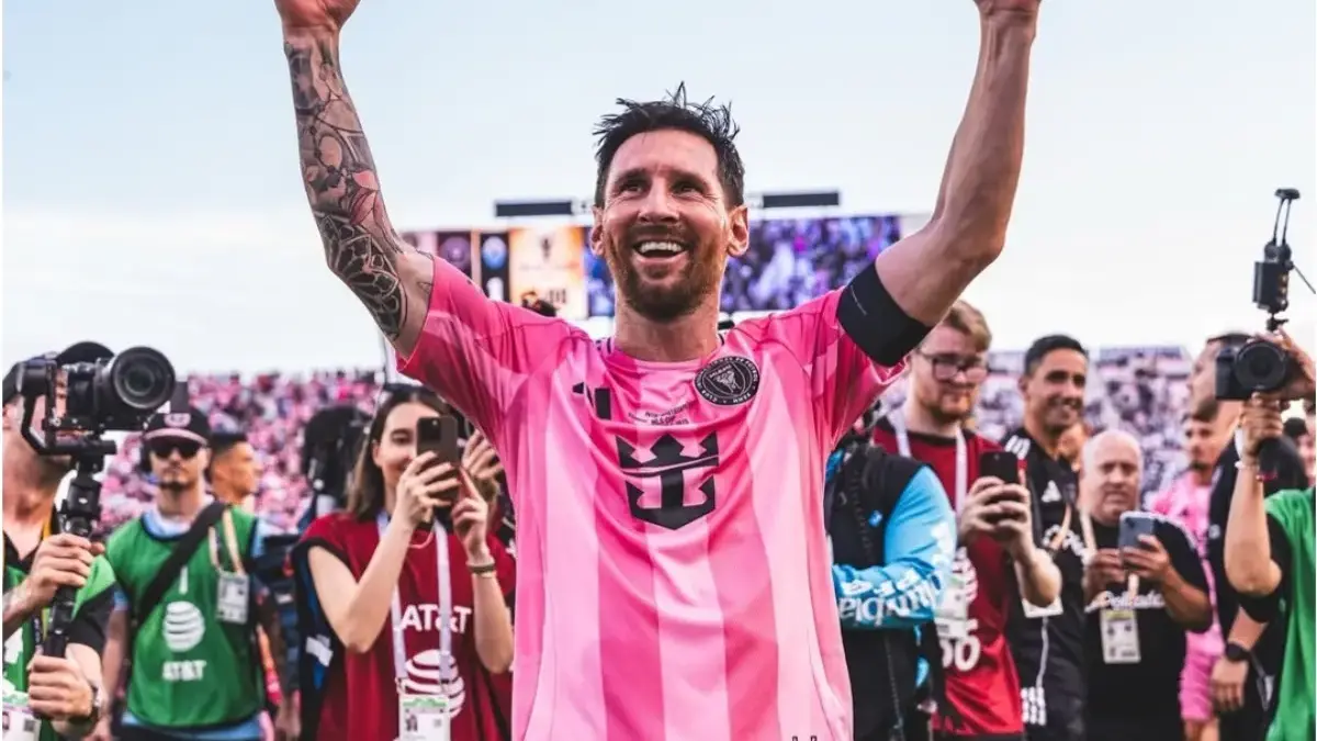 Messi Resmi Cetak 100 Gol di Inter Miami! Cuma Butuh 115 Laga, Rekor Baru Tercipta Foto