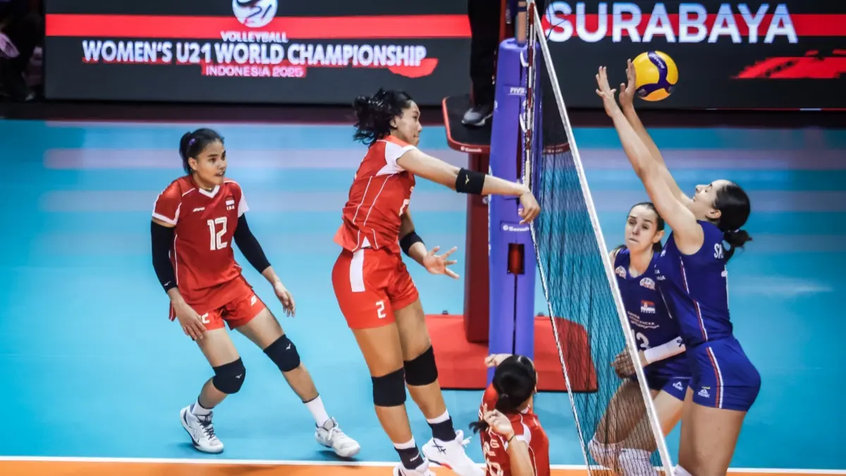 Jadwal Pertandingan Timnas Voli Putri Indonesia di Asian Games 2026, Cek Cara Nonton Gratis Timnas Voli Putri Indonesia berpose bersama sebelum bertanding di Asian Games 2026.