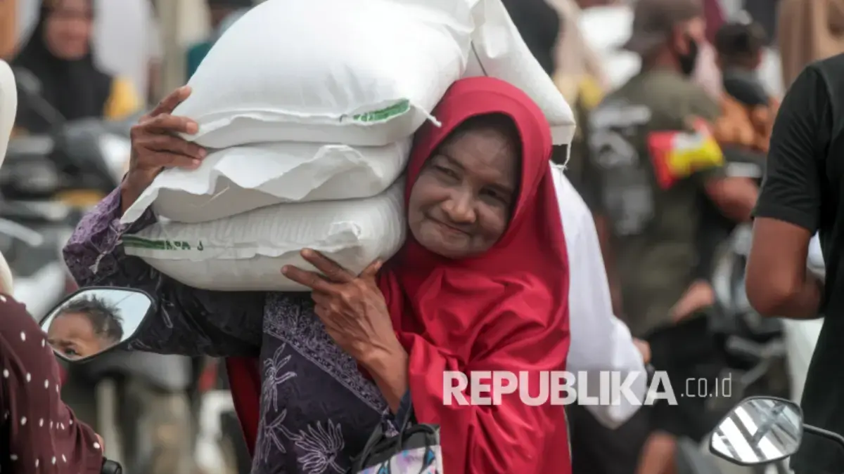 Amran Akui Harga Beras Naik, Ini Sejumlah Faktor Penyebabnya Menteri Pertanian Andi Amran Sulaiman saat memberikan keterangan pers soal kenaikan harga beras.