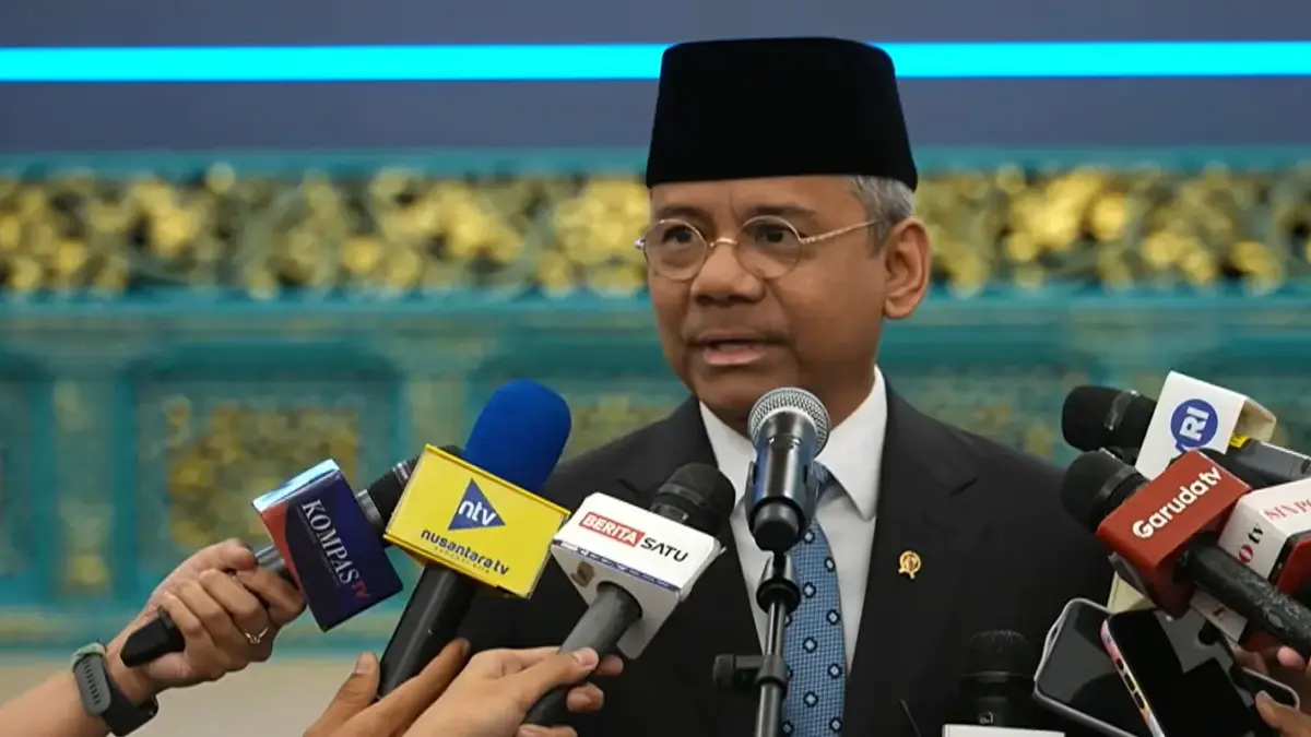 Jadi Menkeu, Suahasil Tekankan Pentingnya Keuangan Negara yang Sehat Suahasil Nazara saat memberikan keterangan pers usai dilantik sebagai Menteri Keuangan.