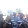 Suasana penyerahan 200 unit becak listrik bantuan Presiden Prabowo Subianto kepada masyarakat Kabupaten Kuning